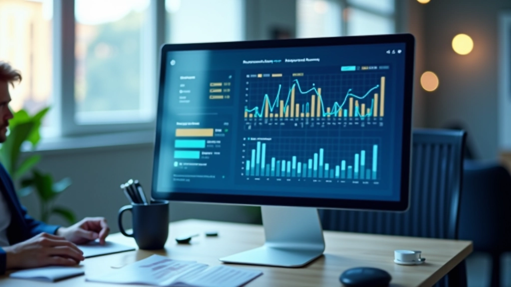 Apskaitos sistema su finansų grafikais ir duomenų analize kompiuteryje, verslo analitika